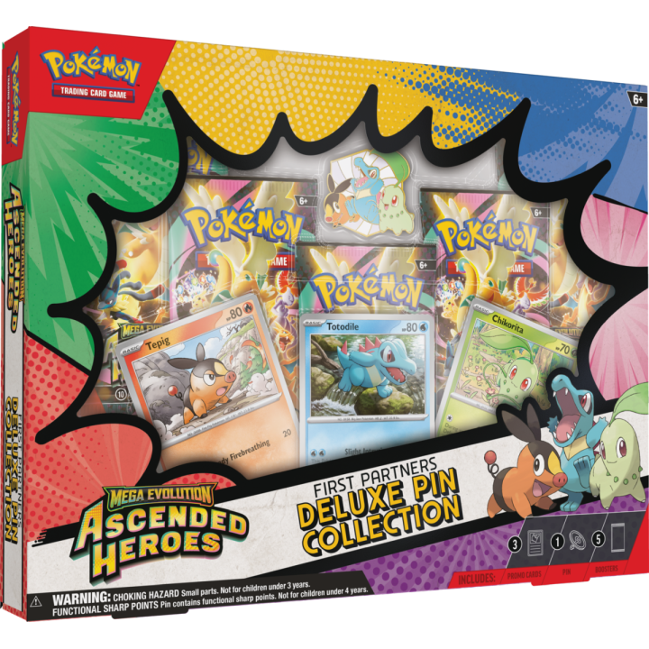 Pokémon TCG: Ascended Heroes - Deluxe Pin Collection - First Partners