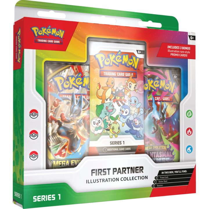 Pokémon TCG: First Partner - Illustration Collection - Series 1