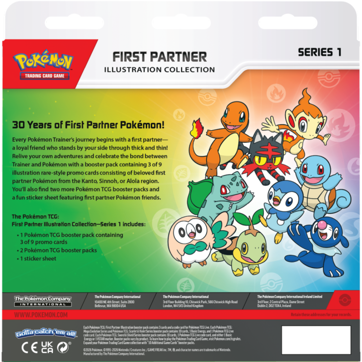 Pokémon TCG: First Partner - Illustration Collection - Series 1