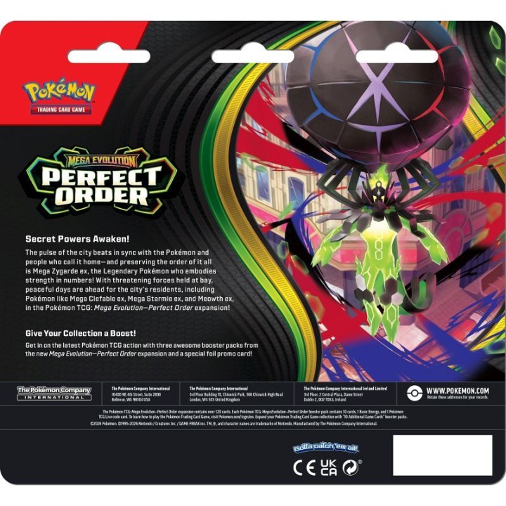 Pokémon TCG: Perfect Order - 3-pack - Chikorita