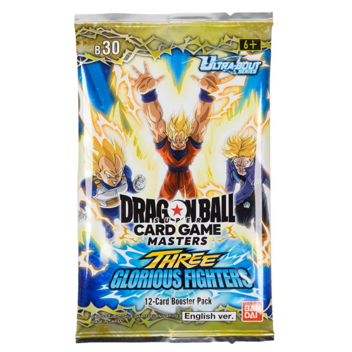 Dragon Ball Super CG Masters: Three Glorious Fighters - B30 - Booster Box