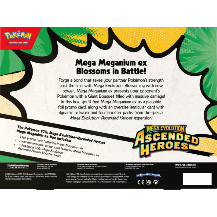 Pokémon TCG: Ascended Heroes - Mega Meganium ex Box