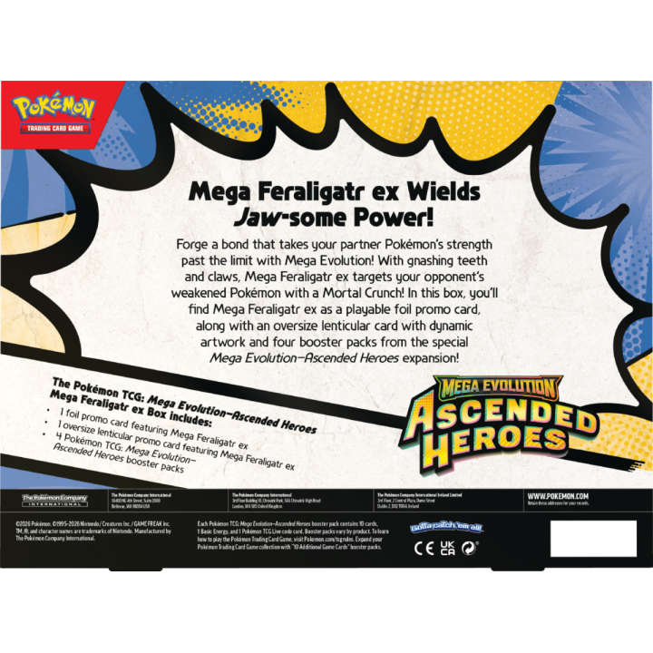 Pokémon TCG: Ascended Heroes - Mega Feraligatr ex Box