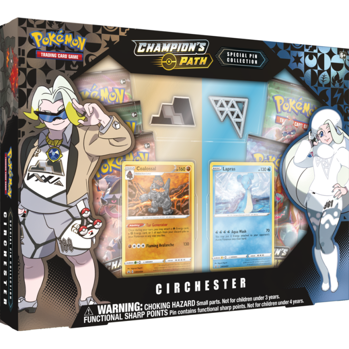Pokemon TCG: Champion's Path - Double Pin Box - zestaw 2 wzorów