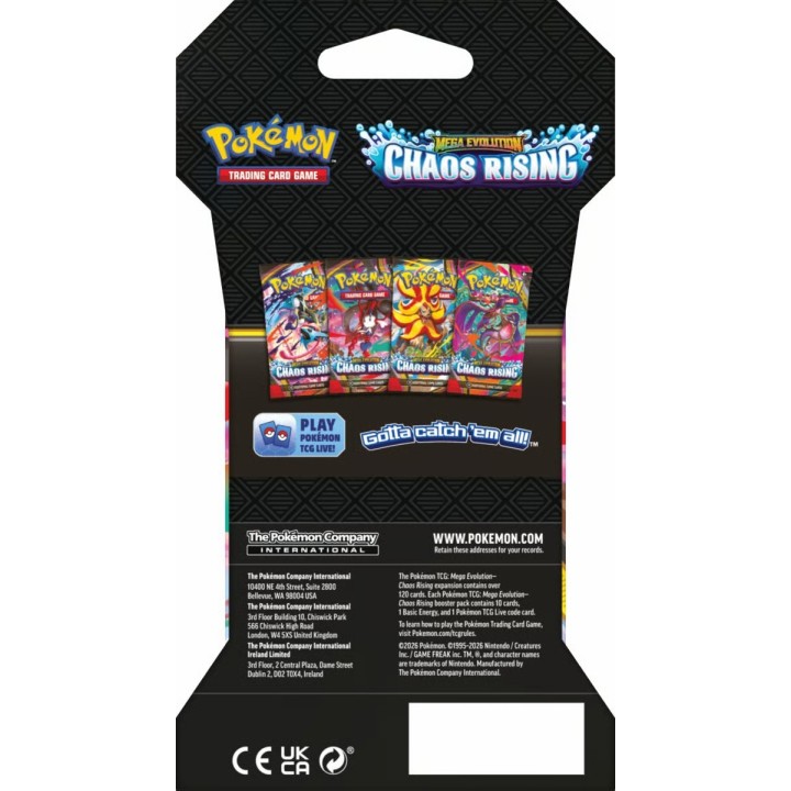 Pokémon TCG: Chaos Rising - Sleeved Booster