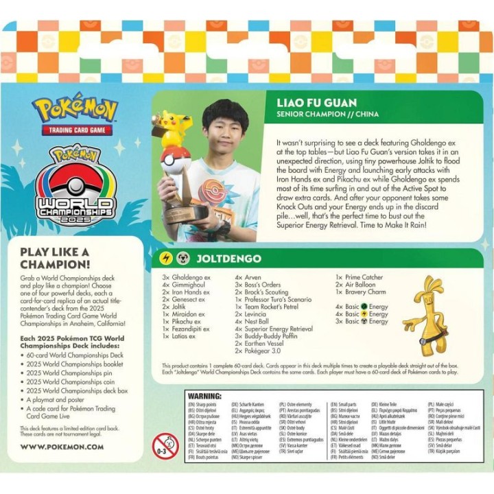 Pokémon TCG: World Championships Deck 2025 - Liao Fu Guan