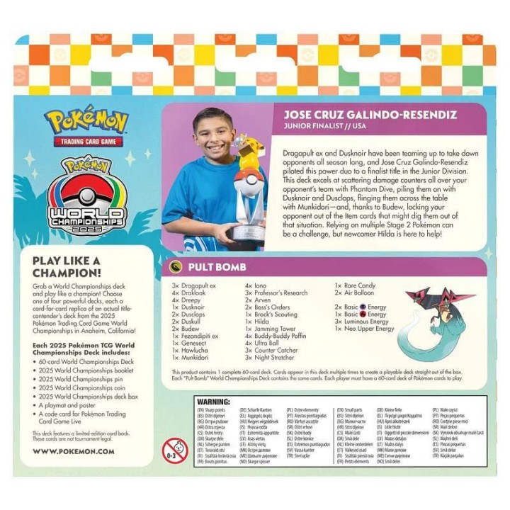 Pokémon TCG: World Championships Deck 2025 - Jose Cruz Galindo-Resendiz