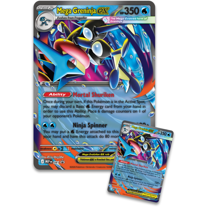 Pokémon TCG: Mega Greninja ex Premium Collection