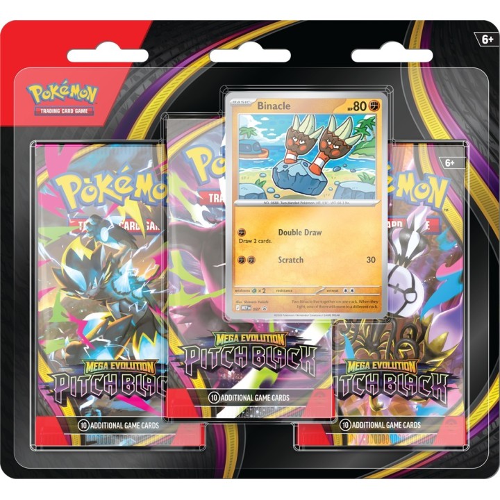 Pokémon TCG: Pitch Black - 3-Pack - Binacle