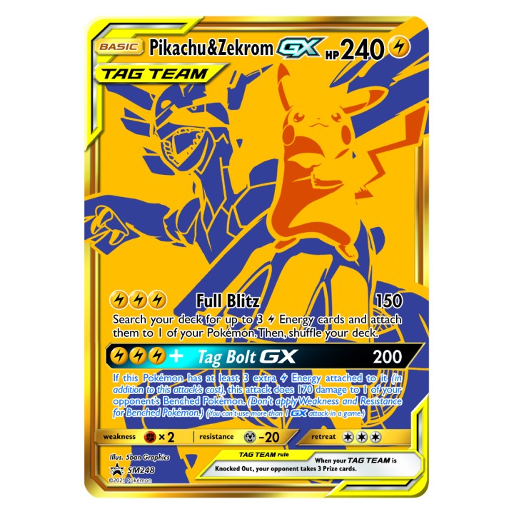 Pokemon TCG: Pikachu & Zekrom GX Premium Collection