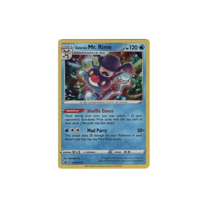 Galarian Mr. Rime - SWSH079 - Promo Card Holo