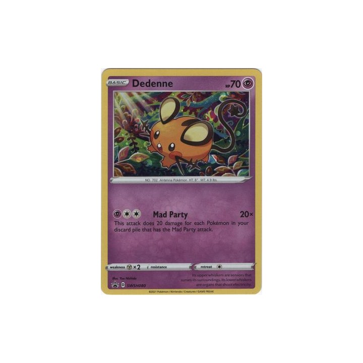 Dedenne - SWSH080 - Promo Card Holo