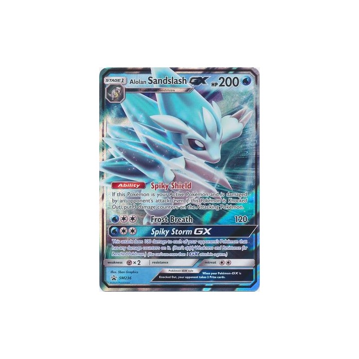 Alolan Sandslash GX - SM236 - Promo Card