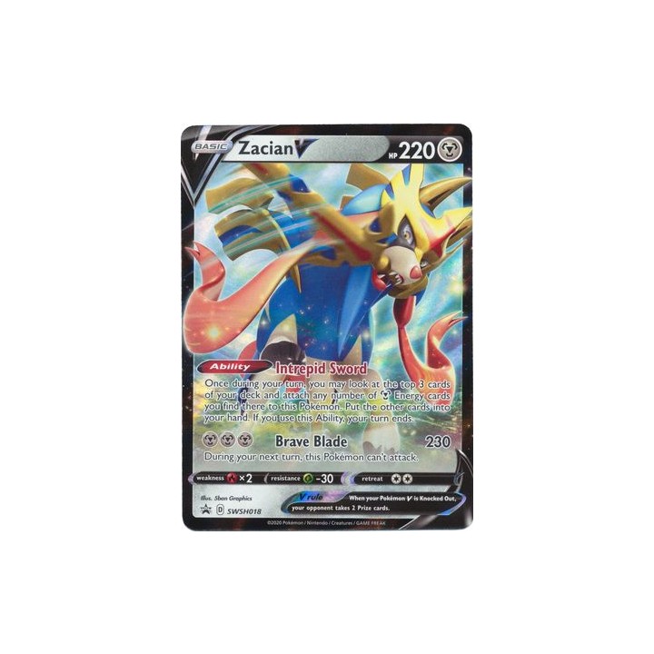 Zacian V - SWSH018 - Promo Card