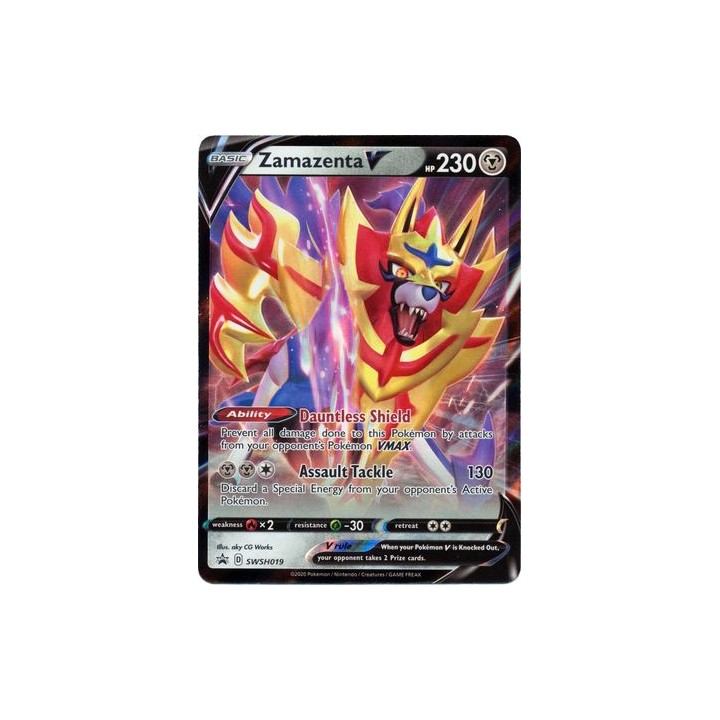 Zamazenta V - SWSH019 - Promo Card