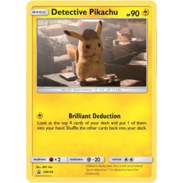 Detective Pikachu - SM194 - Promo Card Holo
