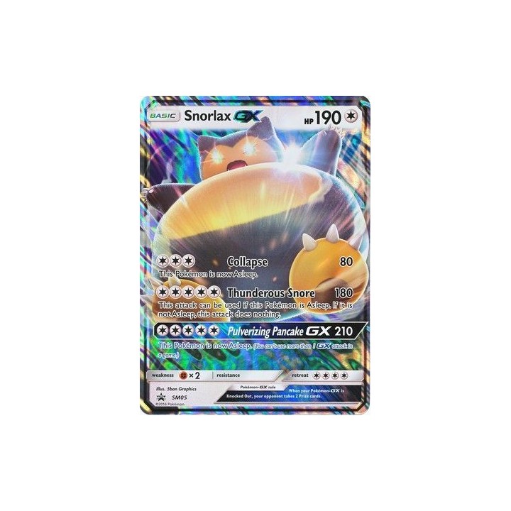 Snorlax GX - SM05 - Promo Card