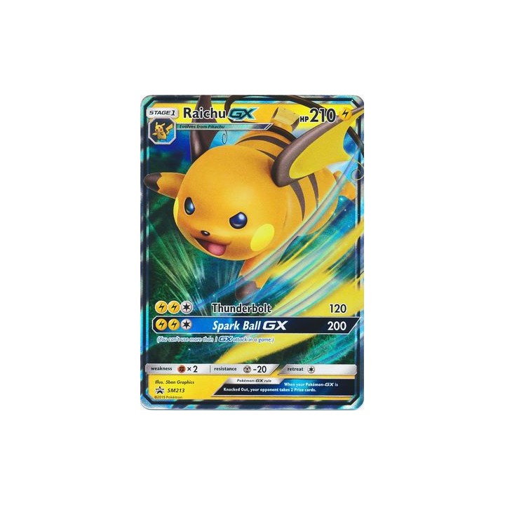 Raichu GX - SM213 - Promo Card