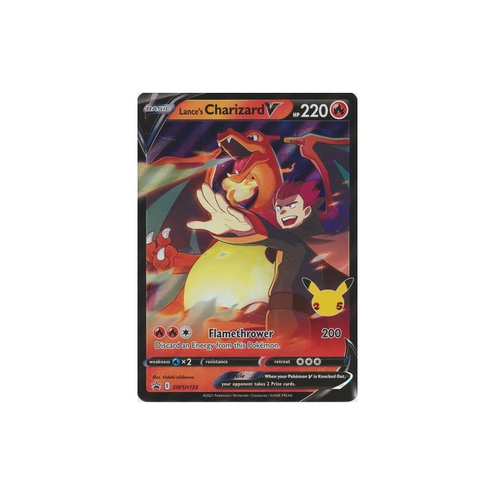 Lance's Charizard V - SWSH133 - Oversized Promo