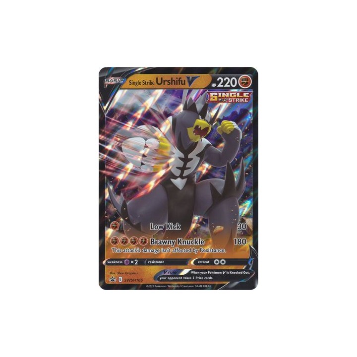 Single Strike Urshifu V - SWSH106 - Oversized Promo