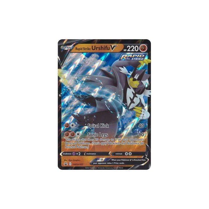 Rapid Strike Urshifu V - SWSH107 - Oversized Promo
