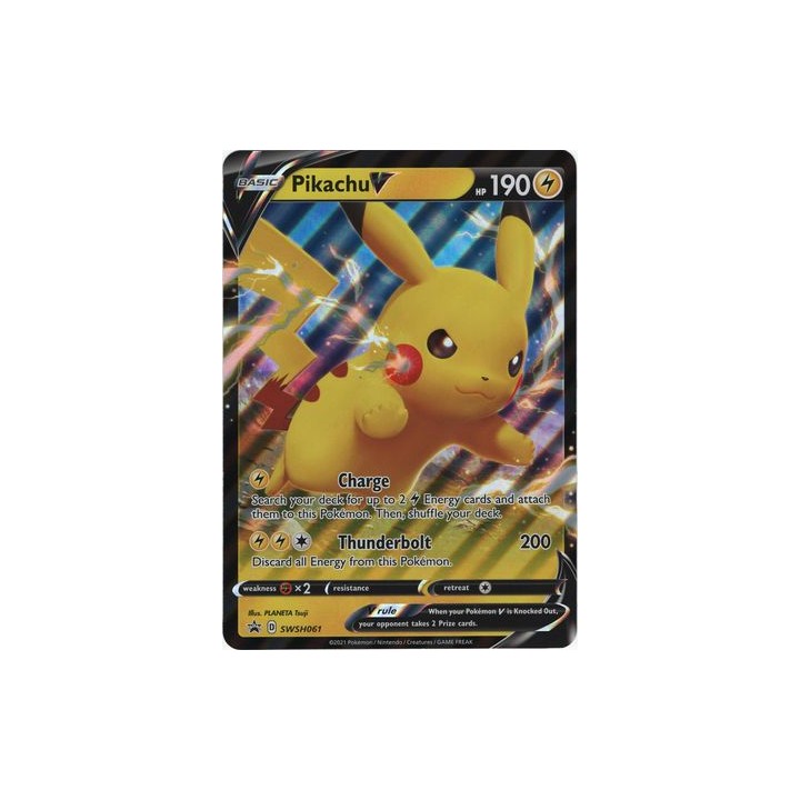 Pikachu V - SWSH061 - Oversized Promo