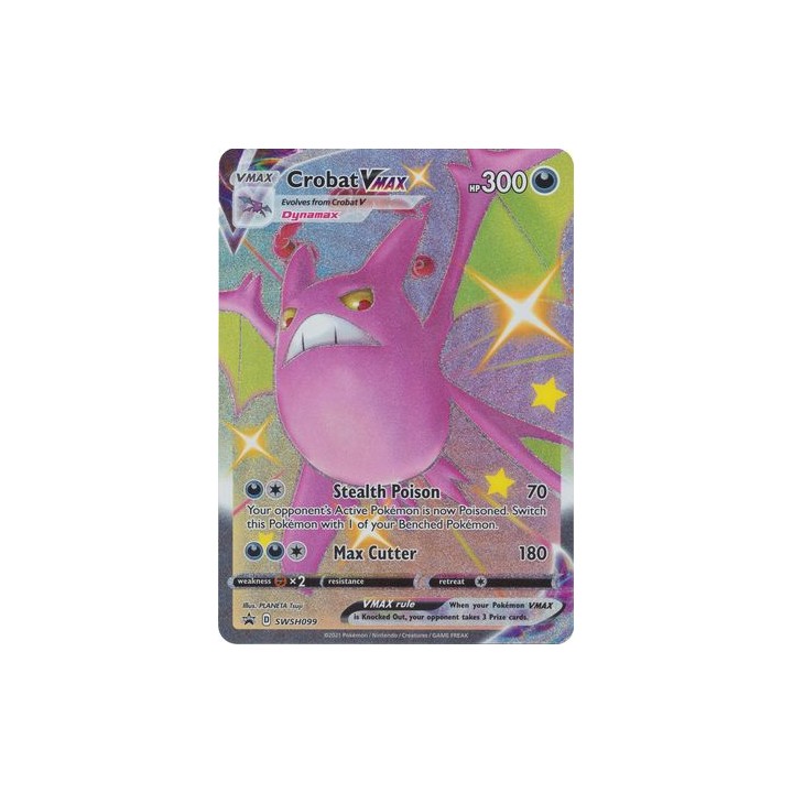 Crobat VMAX - SWSH099 - Oversized Shiny Promo