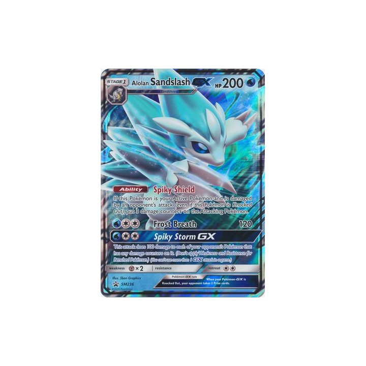 Alolan Sandslash GX - SM236 - Oversized Promo