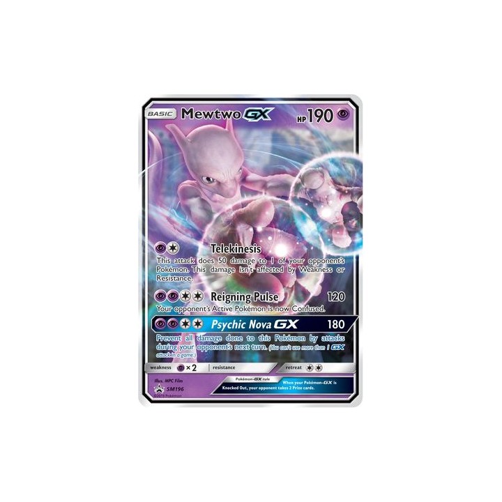 Mewtwo GX - SM196 - Oversized Promo