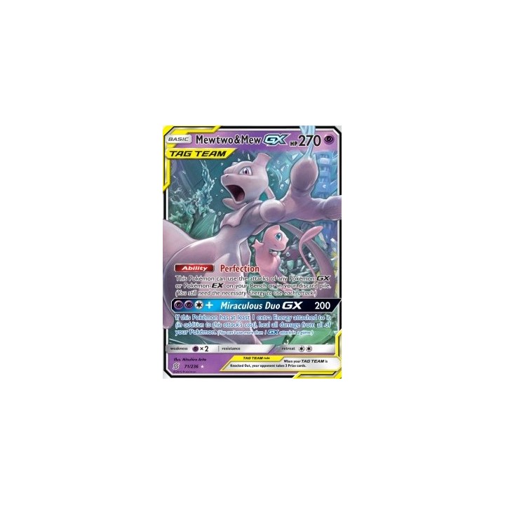 Mewtwo & Mew GX - 71/236 - Ultra Rare