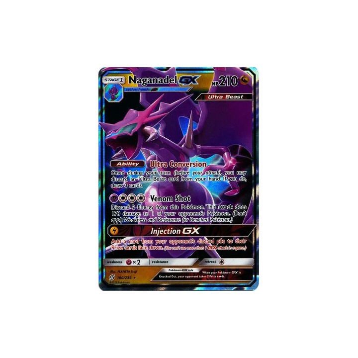 Naganadel GX - 160/236 - Ultra Rare