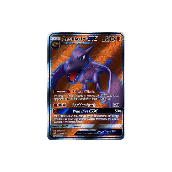Aerodactyl GX - 224/236 - Full Art Ultra Rare