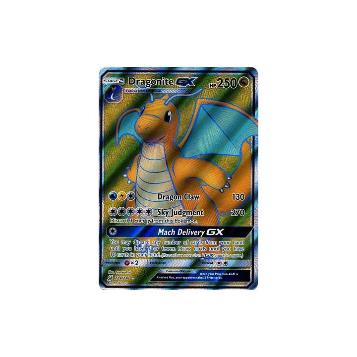 Dragonite GX - 229/236 - Full Art Ultra Rare