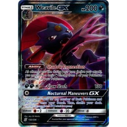 Weavile GX - 132/236 - Ultra Rare