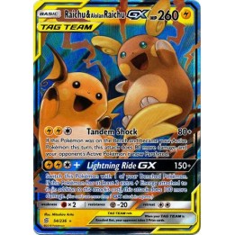 Raichu & Alolan Raichu GX - 54/236 - Ultra Rare