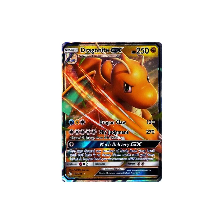 Dragonite GX - 152/236 - Ultra Rare