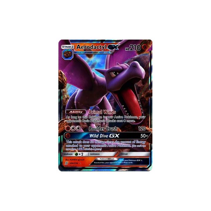 Aerodactyl GX - 106/236 - Ultra Rare