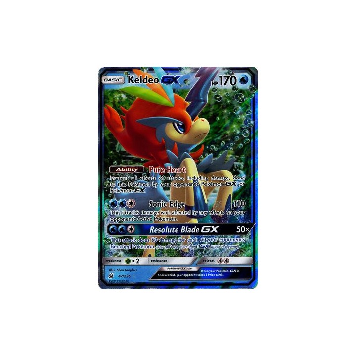 Keldeo GX - 47/236 - Ultra Rare