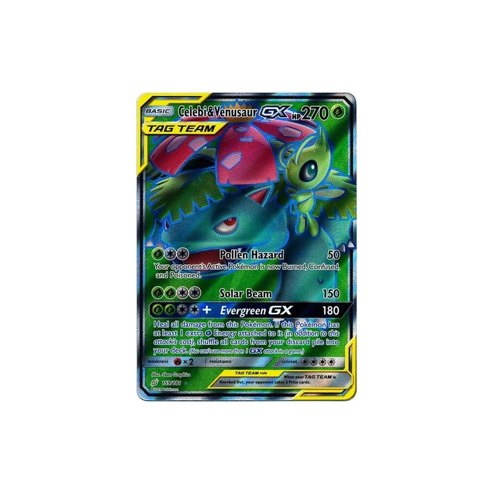 Celebi & Venusaur GX - 159/181 - Full Art Ultra Rare