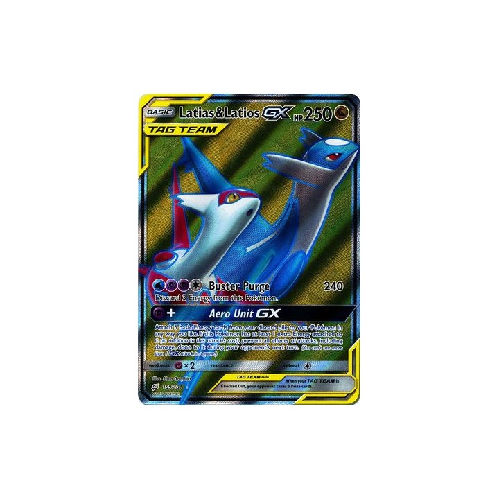 Latias & Latios GX - 169/181 - Full Art Ultra Rare