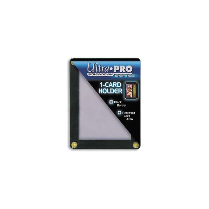 1-Card Black Frame Screwdown Holder