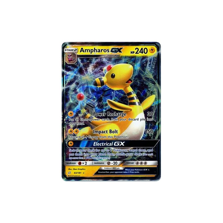 Ampharos GX - 43/181 - Ultra Rare
