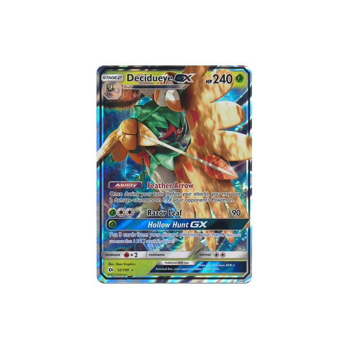 Decidueye GX - 12/149 - Ultra Rare