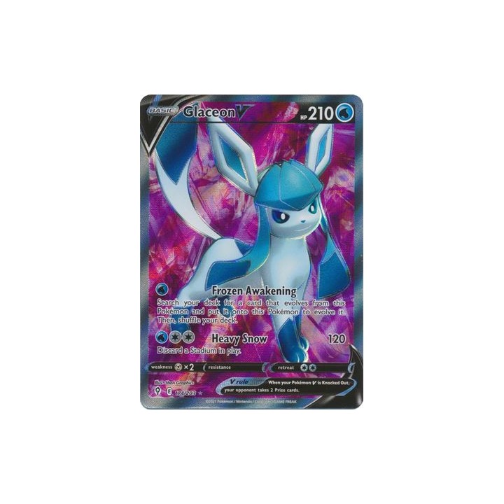 Glaceon V - 174/203 - Full Art Ultra Rare