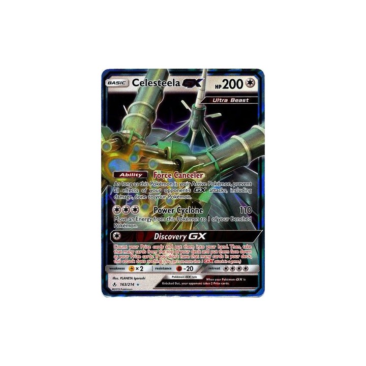 Celesteela GX - 163/214 - Ultra Rare