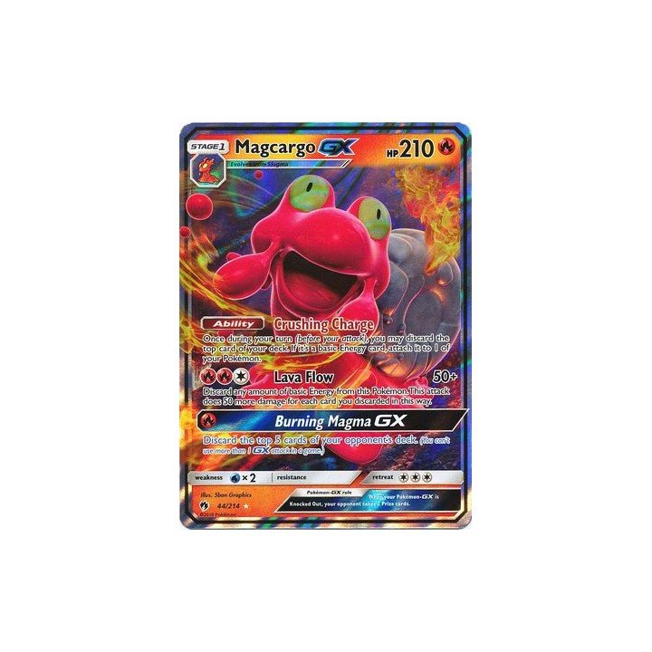 Magcargo GX - 44/214 - Ultra Rare