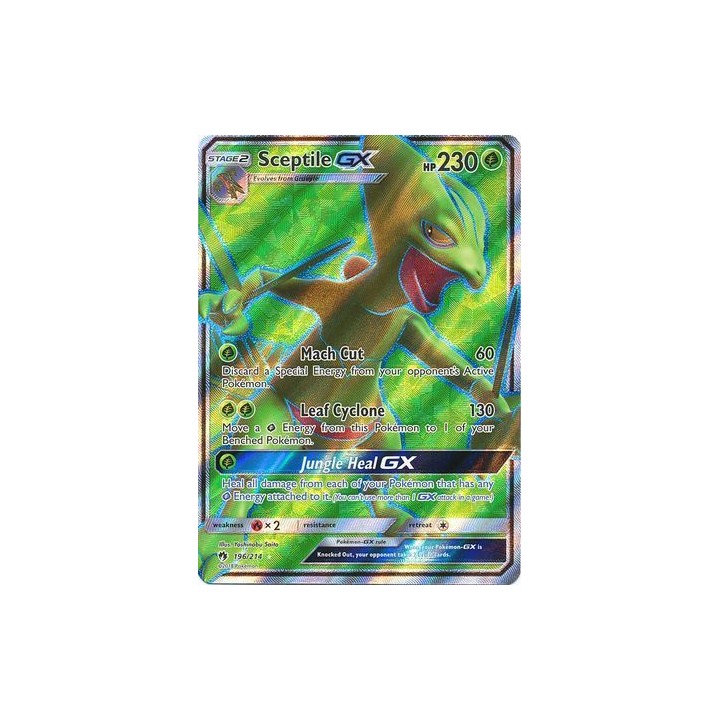 Sceptile GX - 196/214 - Full Art Ultra Rare