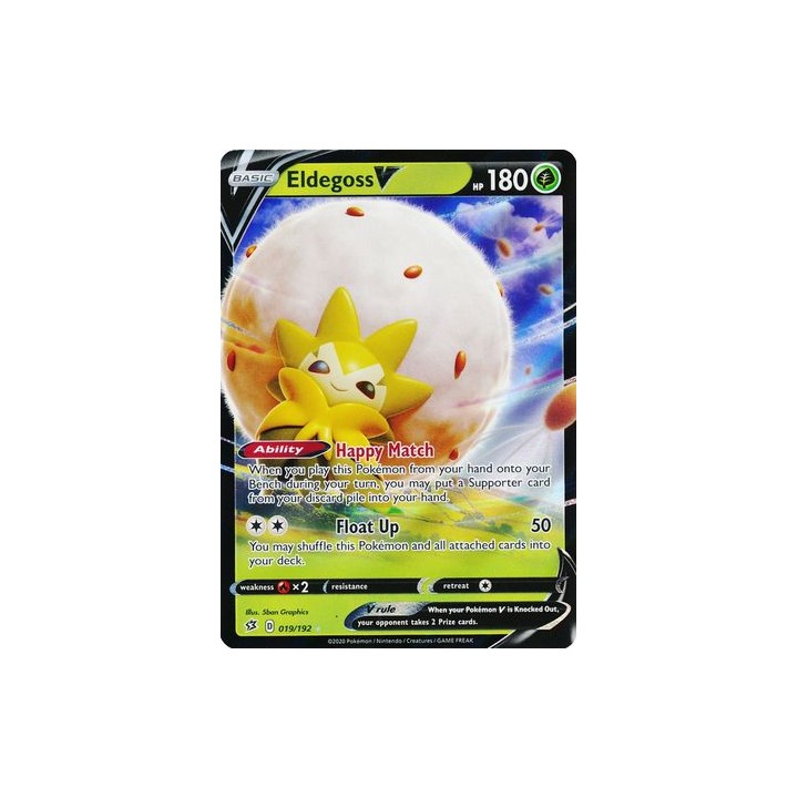 Eldegoss V - 019/192 - Ultra Rare