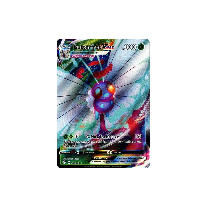 Butterfree VMAX - 002/189 - Ultra Rare