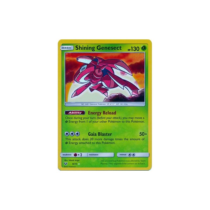 Shining Genesect - 9/73 - Holo Rare